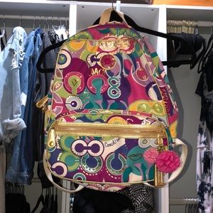 RARE LIMITED EDITION Coach poppy backpack